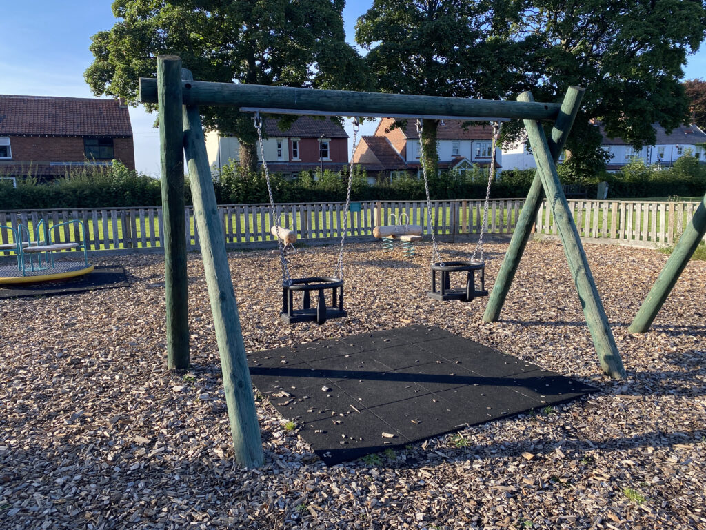 Kirkby Playground Kids Swings