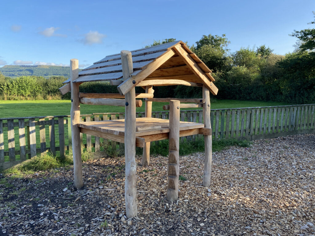 Kirkby Playground Wooden House